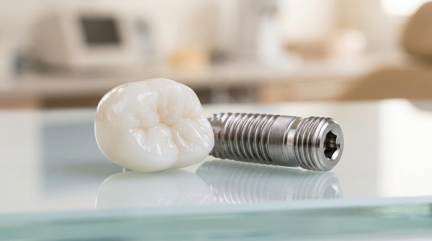 Tipos de Implante Dentário: Diferenças entre Titânio e Zircônia